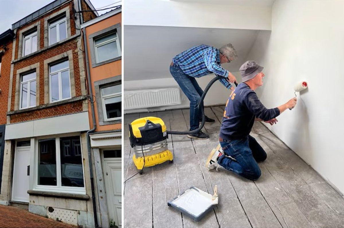 La maison de la place Lecomte à Herve rénovée par l’asbl Le ToiT