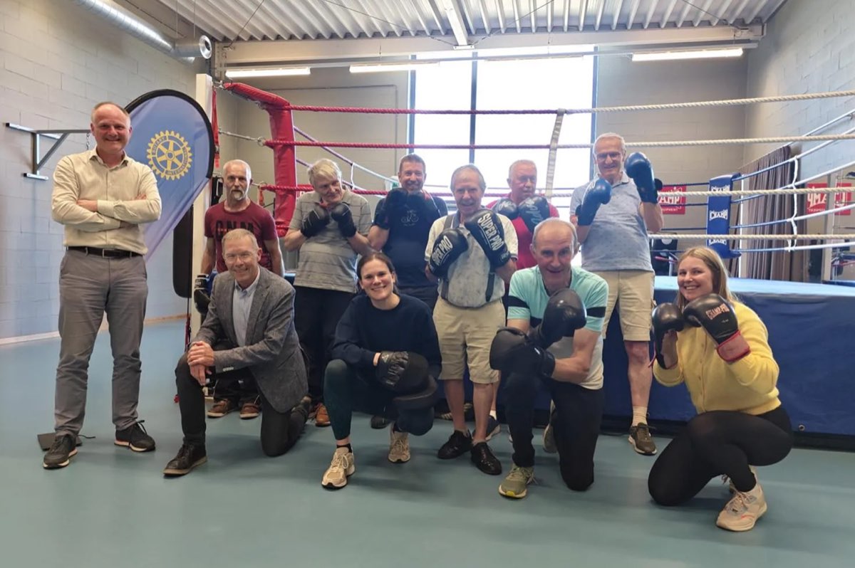 Un entraînement de Parkiboks adapté au niveau de chaque participant