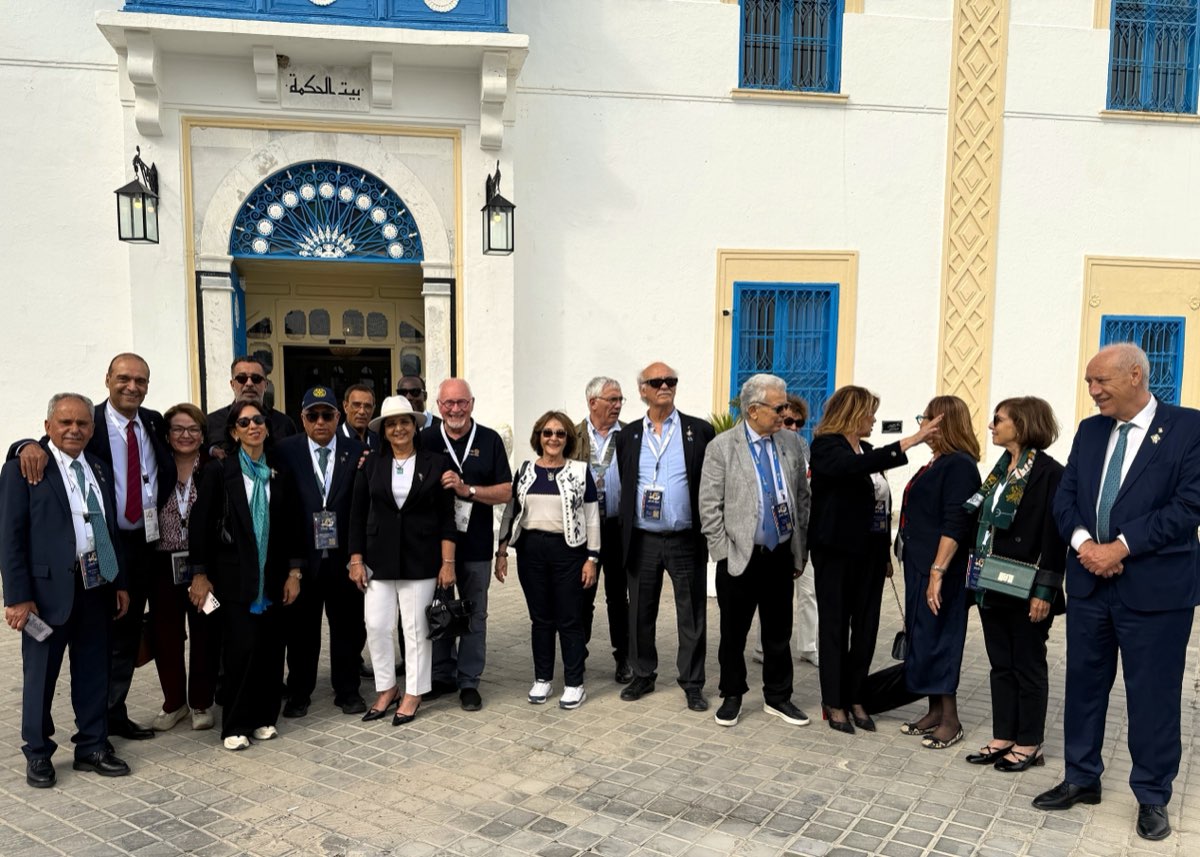 Anna Favero, représentante du président du RI, lors de la conférence de Tunis