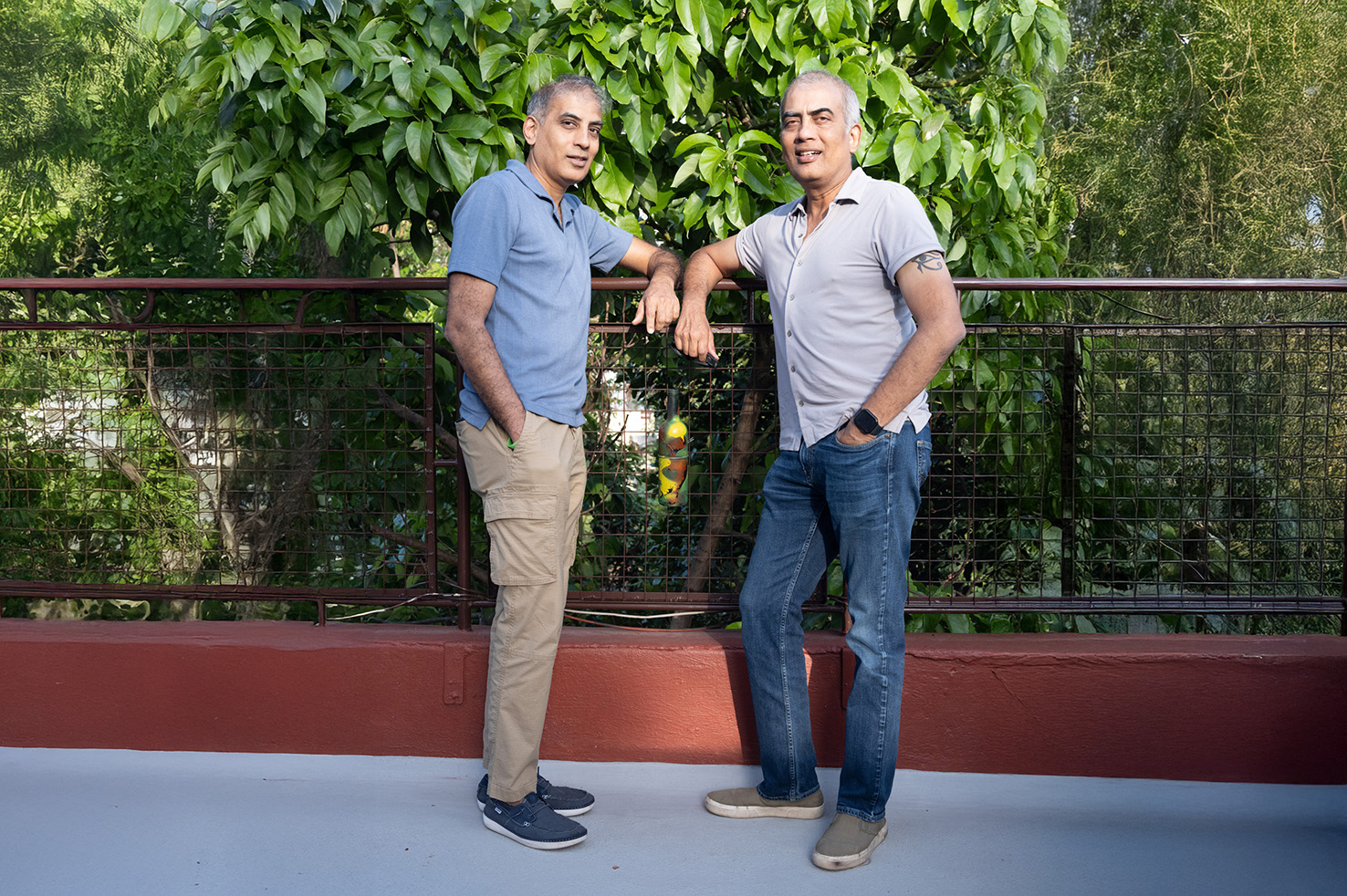 Anil Srivatsa et son frère Arjun