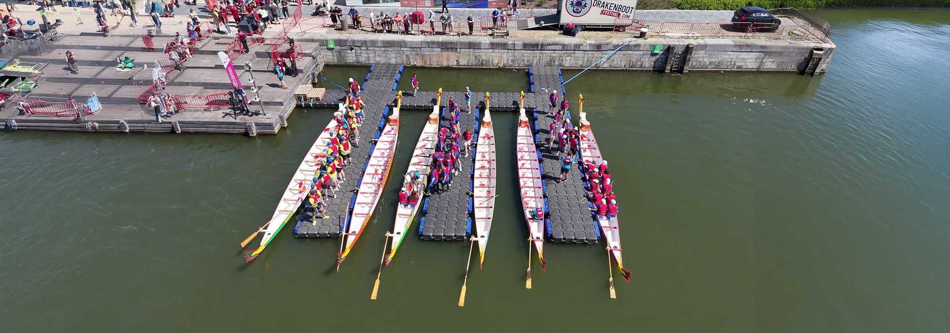 Le Festival des Bateaux-Dragons à Anvers, organisé par le Rotary