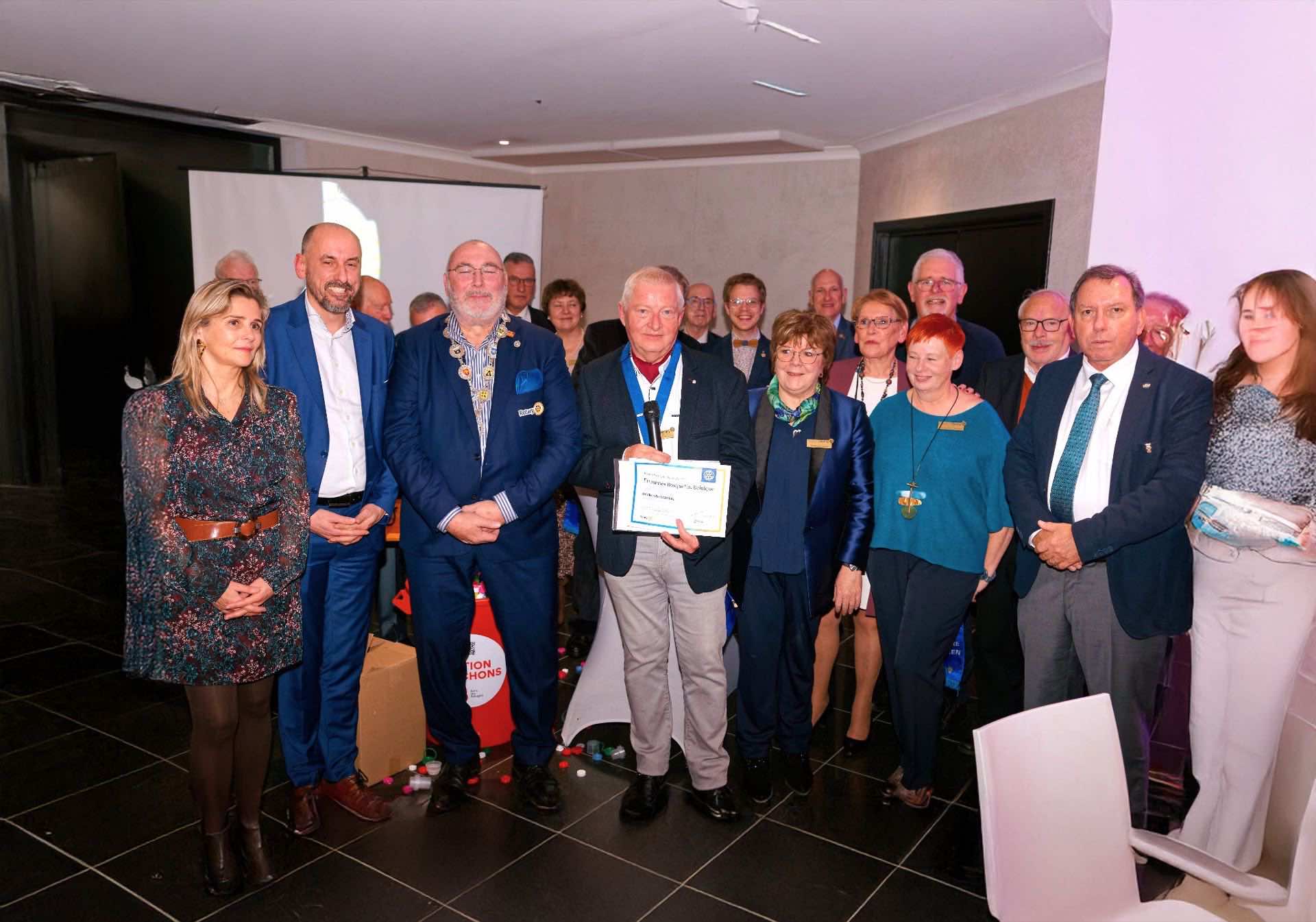Remise de charte Rc Frameries Bosquetia