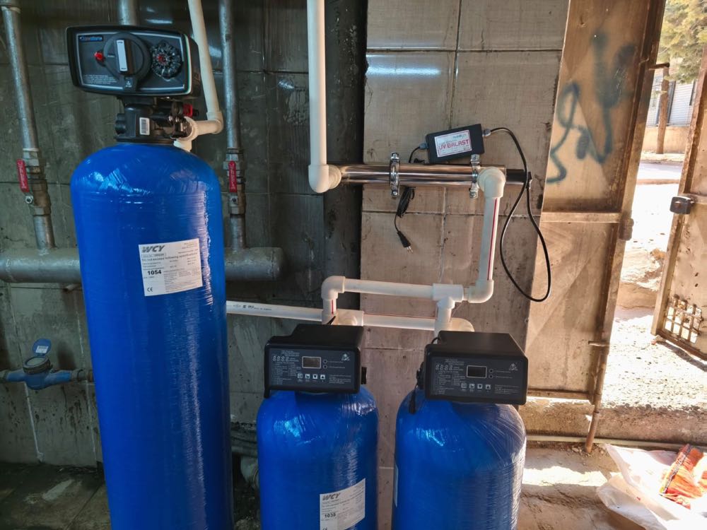 Système de purification d'eau installé dans une école de Gaziantep grâce au projet We Heal Together du Rotary