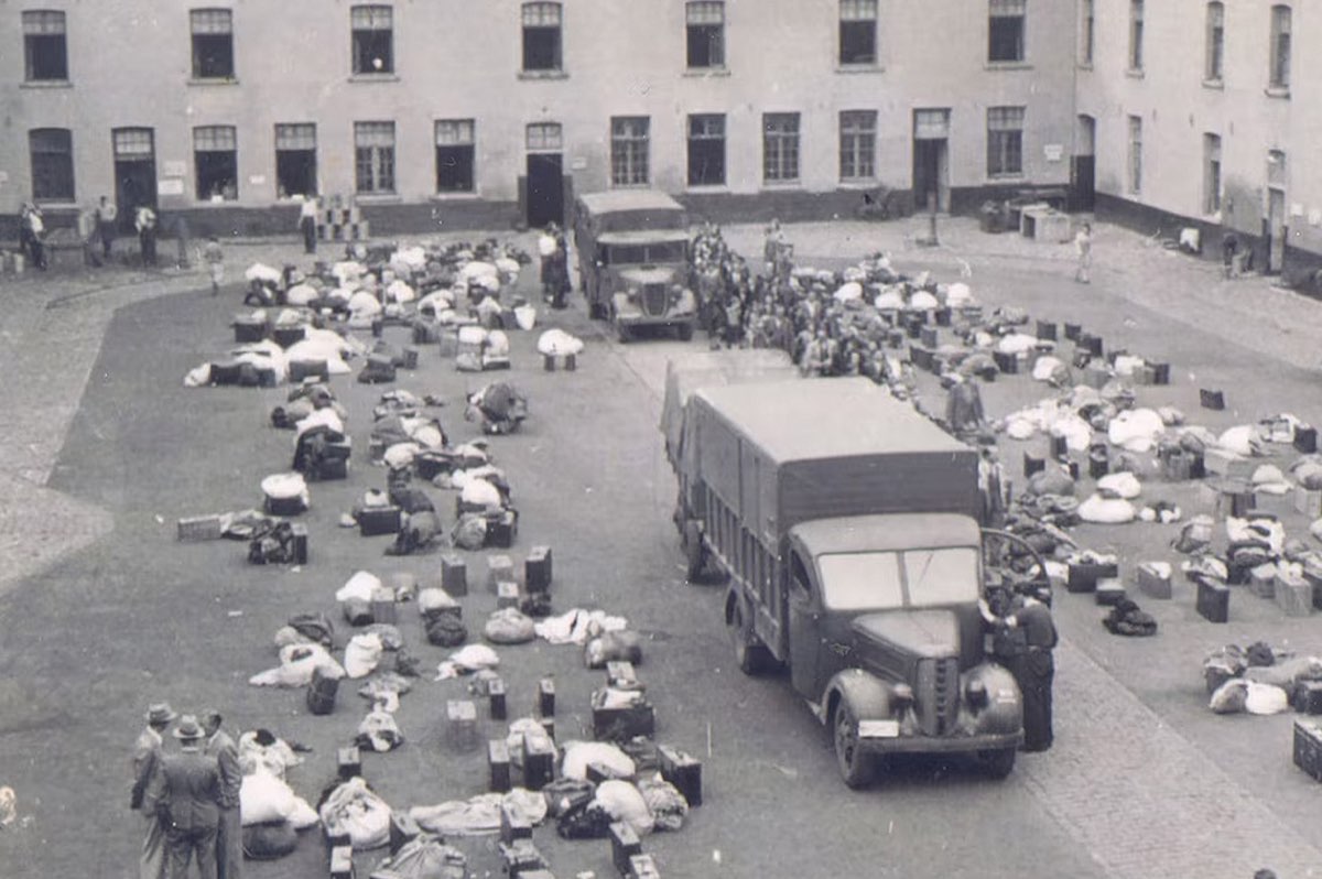 Photo historique de la caserne Dossin