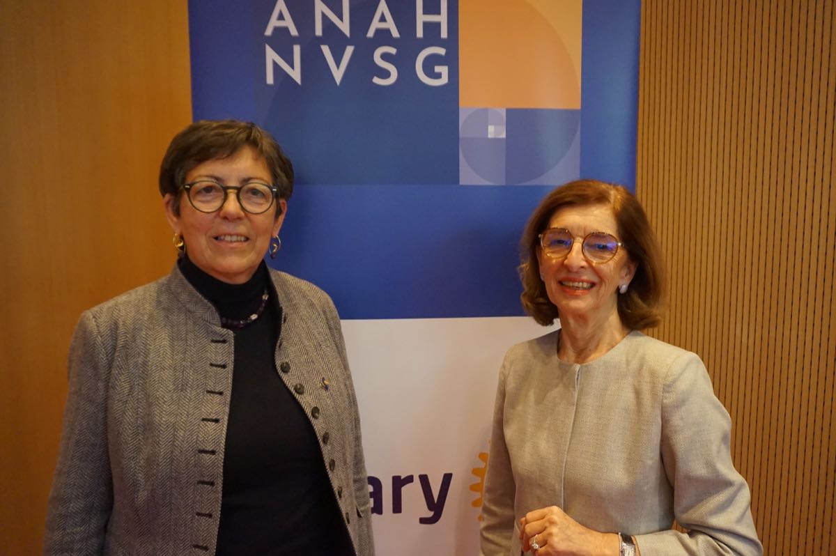 Les coprésidentes Lydia Cnapelinckx et Maria-Elisabeth Van Alsenoy