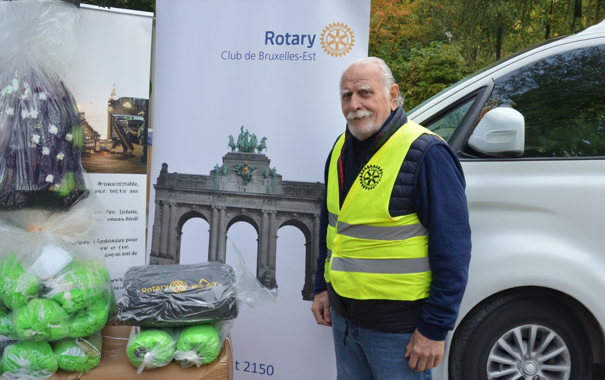 Christian Nihoul, coordinateur de l'action ORIG-AMI pour le Rotary