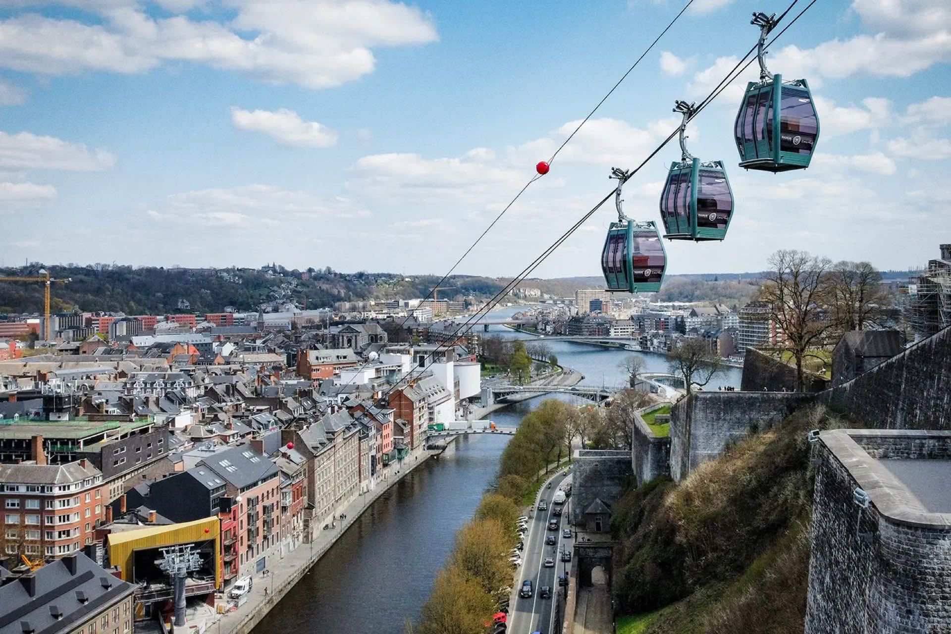Vue panoramique depuis la Citadelle de Namur
